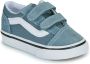 Vans Old Skool Klittenband Sneakers Jongens Blauw - Thumbnail 2
