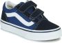 Vans Old Skool Zwart Blauw Kinderen - Thumbnail 2