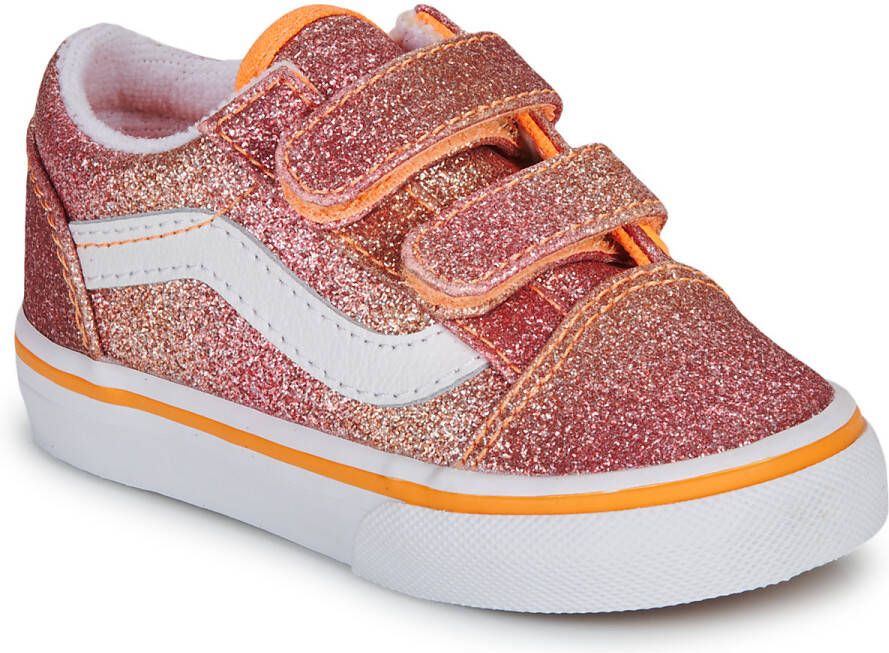 Vans Lage Sneakers Old Skool V SUNRISE GLITTER MULTI TRUE WHITE