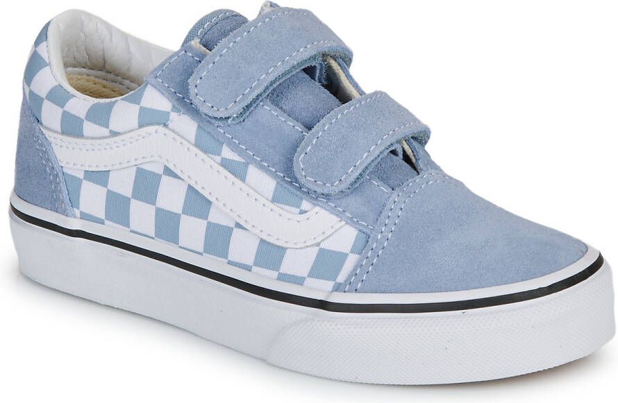 Vans Lage Sneakers UY Old Skool V COLOR THEORY CHECKERBOARD DUSTY BLUE