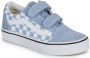 Vans Old Skool Color Theory Checkerboard sneakers lichtblauw wit Textiel 33 - Thumbnail 5