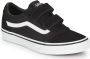 Vans Youth Ward V Suede Canvas Jongens Sneakers Black White - Thumbnail 5