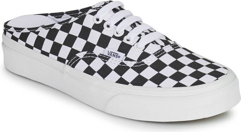Vans Buty Authentic Mule Checkerboard Vn0A54F75Gu Zwart