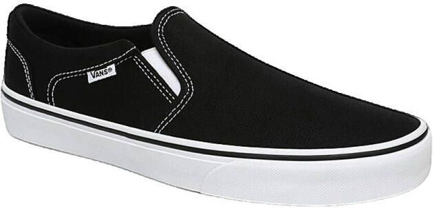 Vans Asher Canvas Heren Sneakers Black White - Foto 6