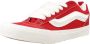 Vans Knu Skool Skate in rood formaten: 36.5 - Thumbnail 1
