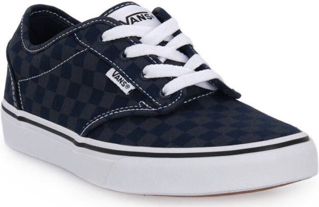Vans Uni YT Atwood Tonal Check Dress Blues BLAUW - Foto 3