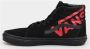 Vans Hoge Top Sk8-hi Logo Schoenen Zwart rood Black - Thumbnail 2