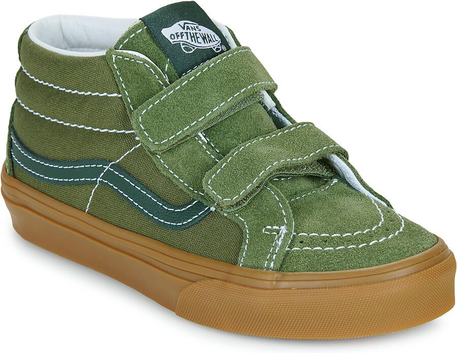 Vans SK8-Mid Reissue V suède sneakers olijfgroen groen - Foto 3