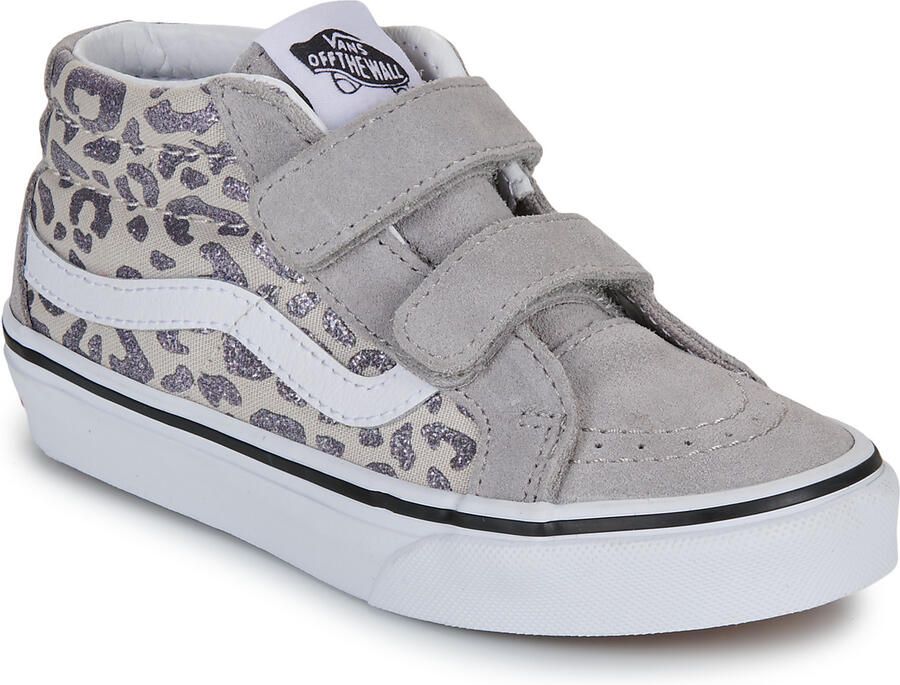 Vans Hoge Sneakers SK8-Mid Reissue V Leopard Glitter GRAY