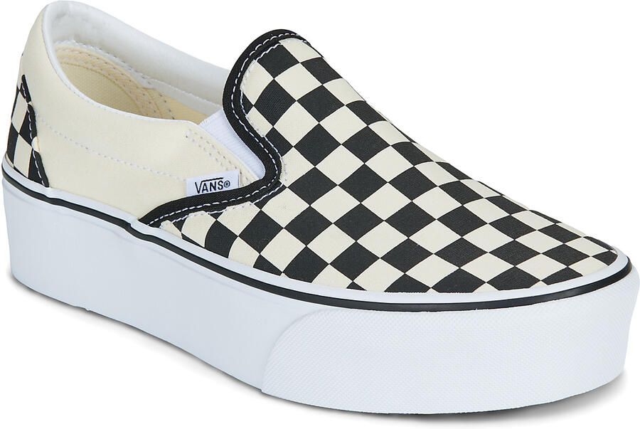 Vans Buty damskie sneakersy UA Classic Slip On Platform V18Ebww Beige Dames - Foto 11