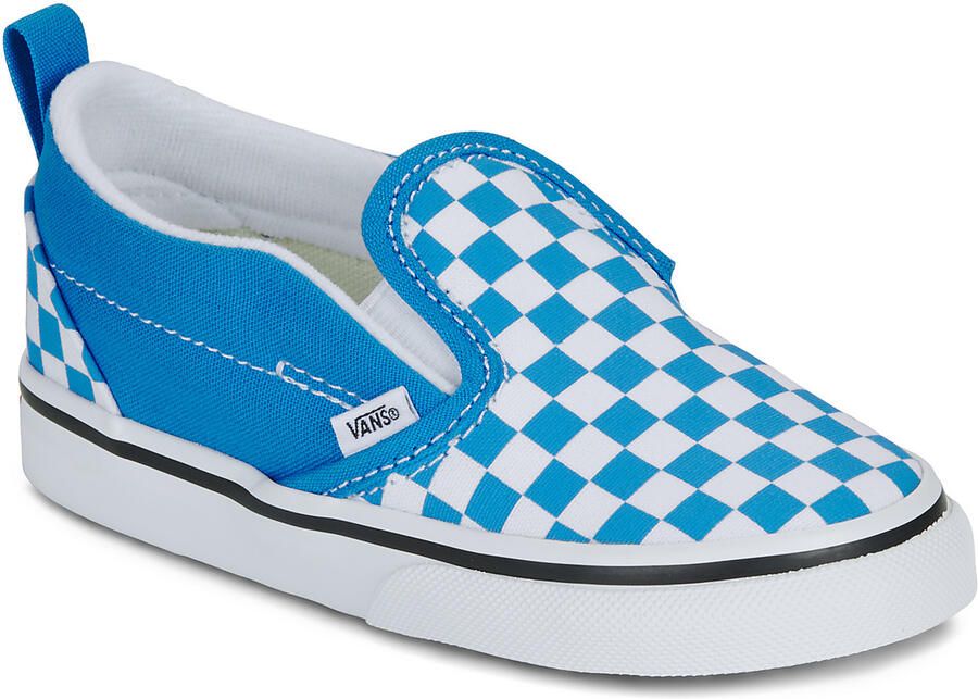 Vans Instappers Slip-On V COLOR THEORY CHECKERBOARD Bright Azure