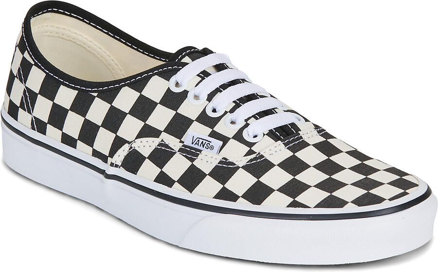 Vans Lage Sneakers Authentic Y28 PRIMARY CHECK BLACK WHITE