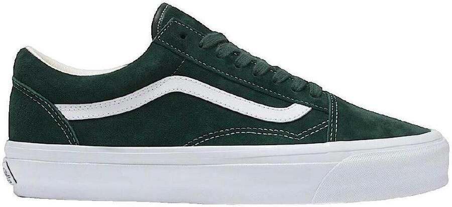 Vans Lage Sneakers Baskets Old Skool LX en cuir vert