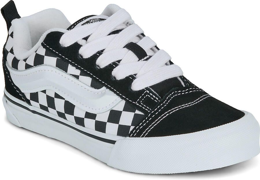 Vans Lage Sneakers Knu Skool CHECKERBOARD BLACK TRUE WHITE