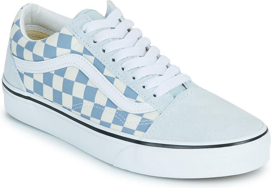 Vans Lage Sneakers Old Skool CHECKERBOARD Dawn Mist