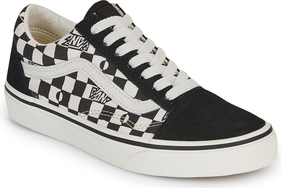 Vans Lage Sneakers Old Skool Geo Check Black