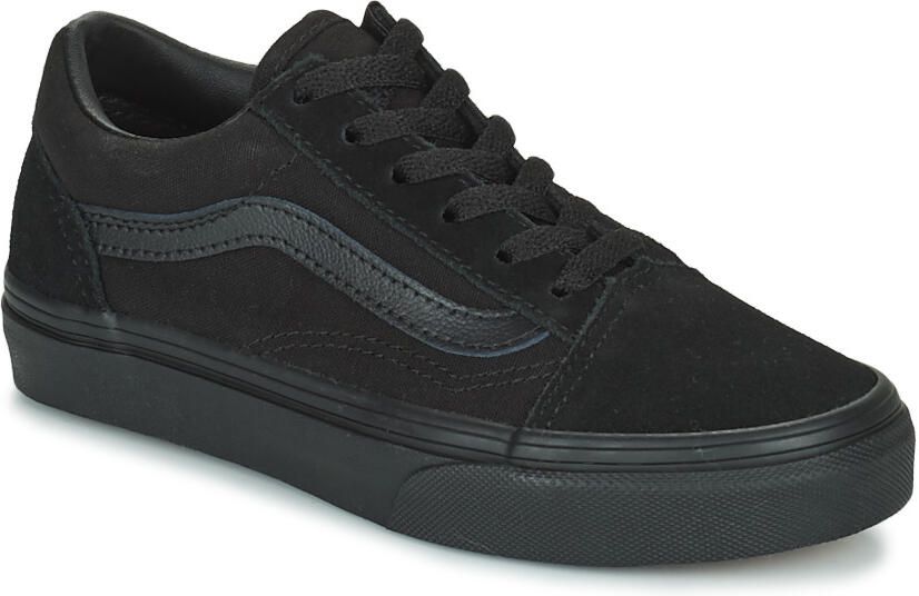 Vans Old Skool voorschools Schoenen Black Leer Textil Foot Locker