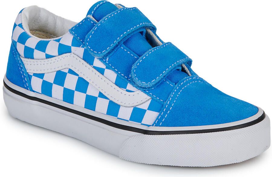 Vans Lage Sneakers Old Skool V COLOR THEORY CHECKERBOARD Bright Azure