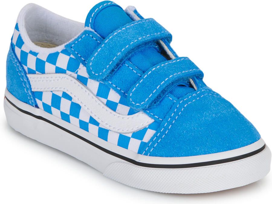 Vans Lage Sneakers Old Skool V COLOR THEORY CHECKERBOARD Bright Azure