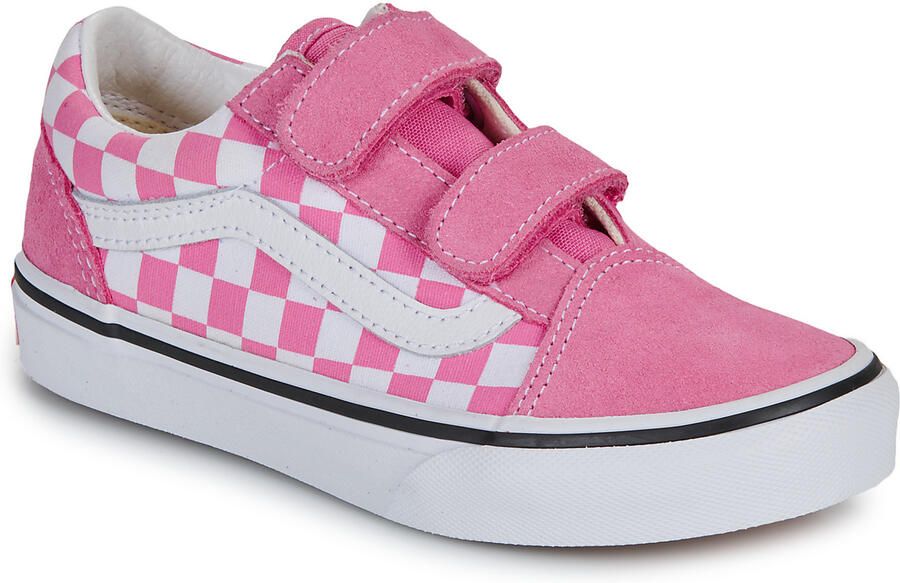 Vans Lage Sneakers Old Skool V COLOR THEORY CHECKERBOARD Pink Fizz