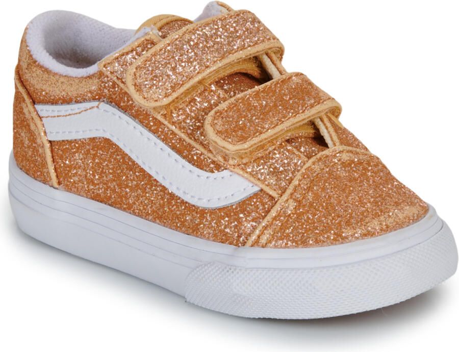 Vans Lage Sneakers Old Skool V GLITTER Apricot Glow
