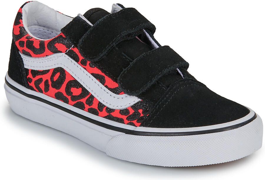 Vans Lage Sneakers Old Skool V GLITTER LEOPARD Diva Pink