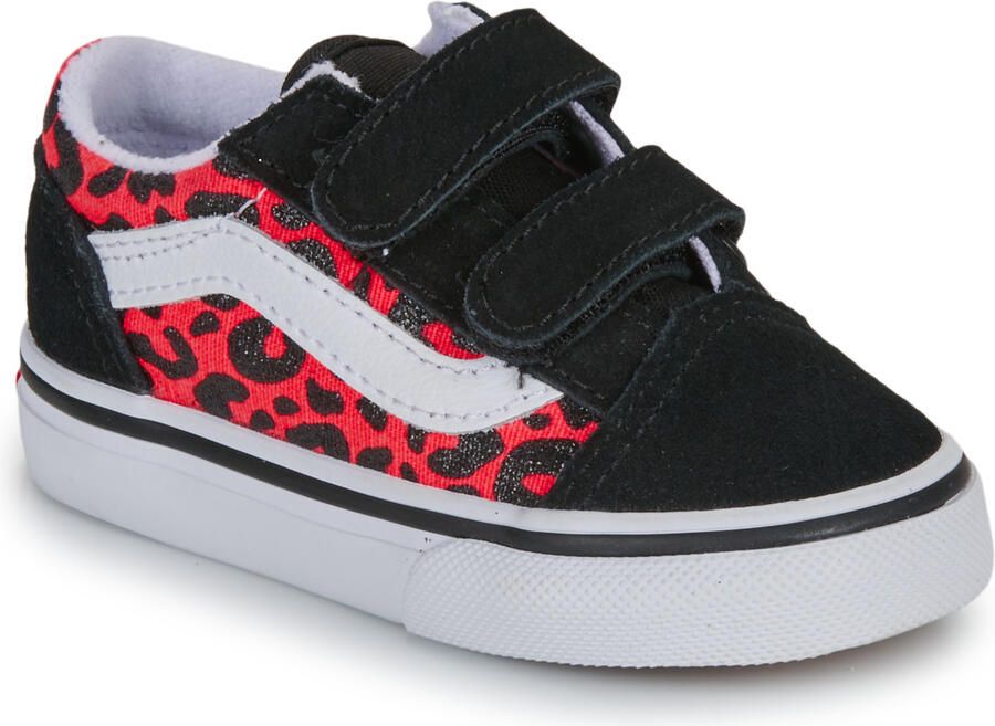 Vans Lage Sneakers Old Skool V GLITTER LEOPARD Diva Pink