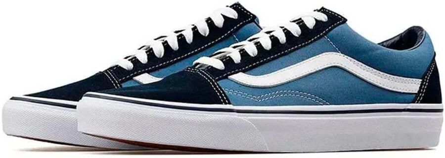 Vans Old Skool Schoenen Blue Textil Leer Foot Locker - Foto 9