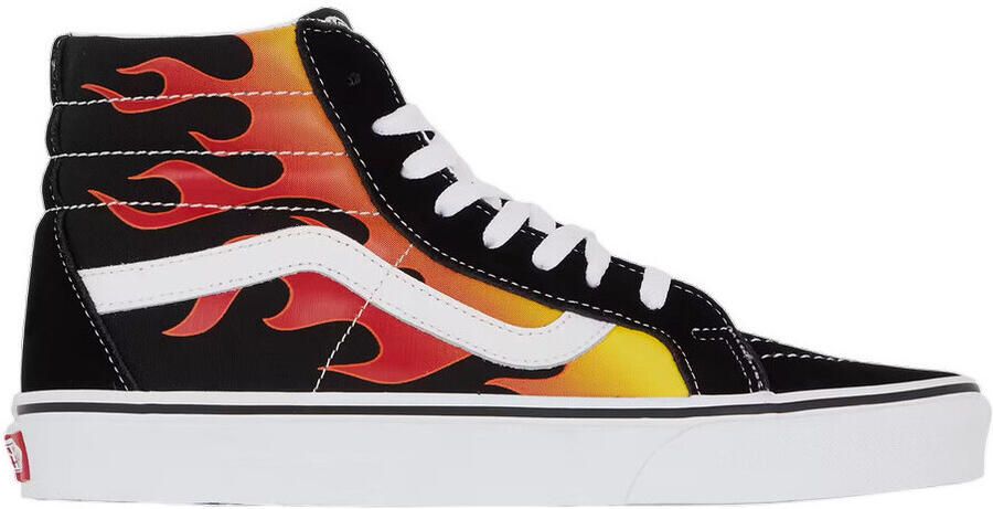 Vans Ua Sk8-Hi Reissue (Flame) (Flame)Black Black Tr Wht