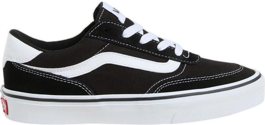 Vans Brooklyn Ls Sneakers Schoenen Textiel VN000D7UBZW Zwart Wit Low Top - Foto 6