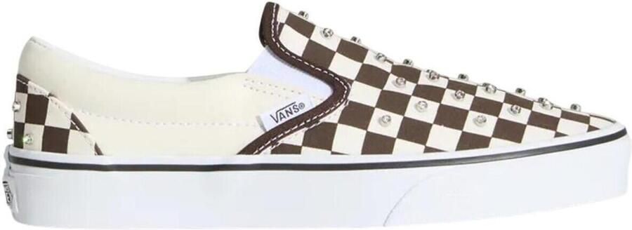 VANS Witte Instappers Classic Slip-on Rhinestone