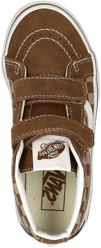 Vans SK8 Sneakers Unisex Mid Reissue V Checkerboard bruin - Foto 4