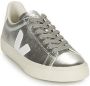 Veja Zilveren Leren Sneakers Ronde Neus Model Gray Dames - Thumbnail 4