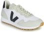 Veja Grijze Suède Sneaker met Blauw Logo Detail Gray - Thumbnail 4