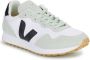 Veja Grijze Suède Sneaker met Blauw Logo Detail Gray - Thumbnail 4