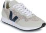 Veja Gerecyclede flanellen sneakers met veganistisch leren bovenwerk Grijs Heren - Thumbnail 3
