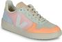 Veja Multicolor Leren Sneaker met Geperforeerde Neus Meerkleurig Dames - Thumbnail 3