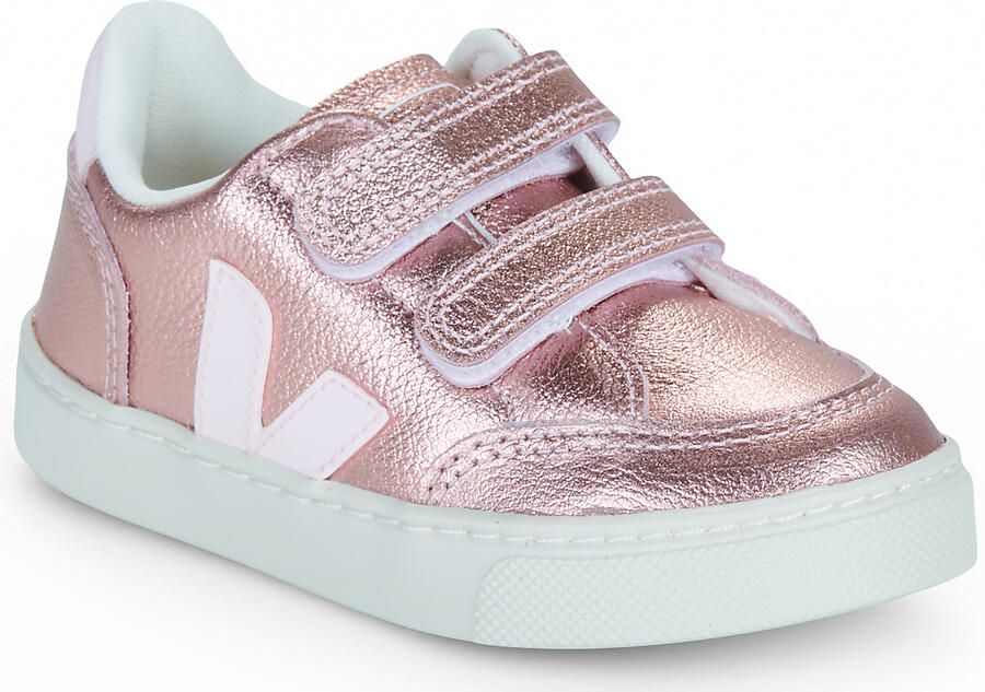 Veja SMALL V-12 leren sneakers roze metallic - Foto 2