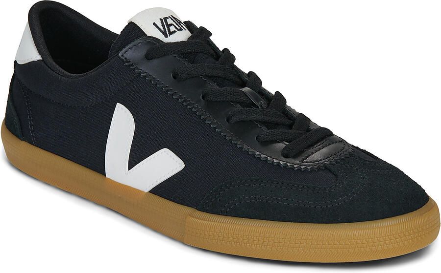 Veja Canvas Volley Zwart Wit Natuurlijk Black Heren - Foto 7