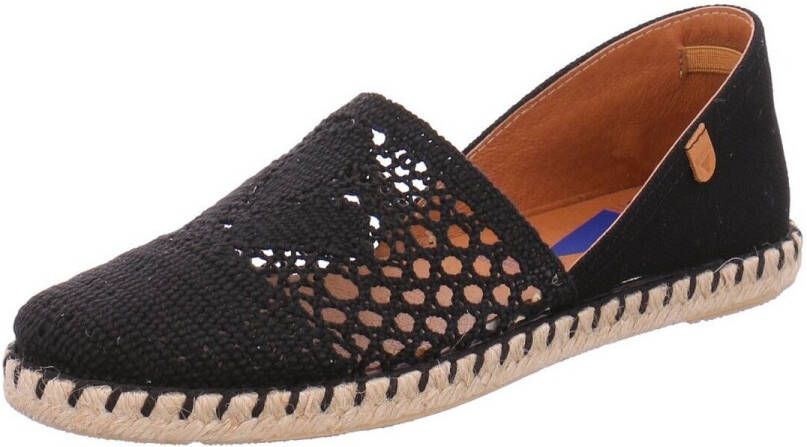 VERBENAS Espadrilles Carmen Crochet-Lino Paris slippers zomerschoen strandschoen in haak-look