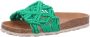 VERBENAS Slippers Dames Raga Knots Maat: 37 Materiaal: Textiel Kleur: Groen - Thumbnail 4