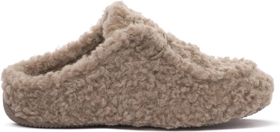 Verbenas Slippers CAMEL YARA CURLY