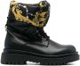 Versace Jeans Couture Zwarte Enkellaarzen voor Dames Zwart Dames - Thumbnail 2