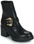 Versace Jeans Couture women& ankle boots booties Mia Baroque Zwart Dames - Thumbnail 5