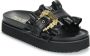 Versace Jeans Couture Effen Arizona Sandalen Black Dames - Thumbnail 2