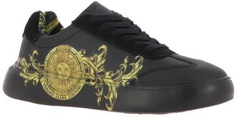 Versace Jeans Couture 72Va3Sg5Zp080G89 Leather Sneakers Zwart Dames