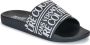 Versace Jeans Couture Versace Couture Heren Slippers Zwart 78YA3SQ1 - Thumbnail 3