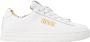 Versace Witte Leren Sneakers met Gouden Logo White Dames - Thumbnail 11