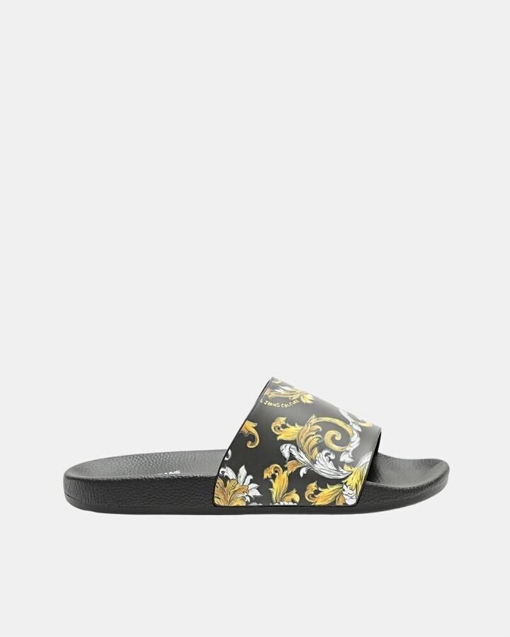 Versace Jeans Couture Versace Couture Heren Slippers Zwart 78YA3SQ4-ZS365 G89 - Foto 5