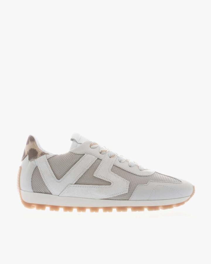 VIA VAI Scott Kenzie Sneakers Dames Leer Mesh Su�de Wit - Foto 2
